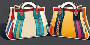 Bolsas de colores brillantes con residuos separados creativamente