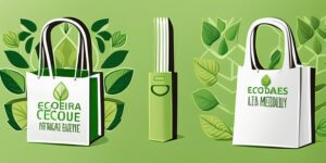 Bolsas de compra reutilizables, eco-friendly y cuidando el medio ambiente