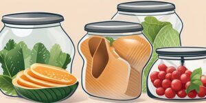 Bolsas reutilizables para congelar alimentos con comida fresca almacenada