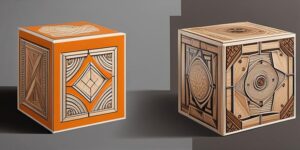 Cajas de madera reutilizadas con diseños creativos