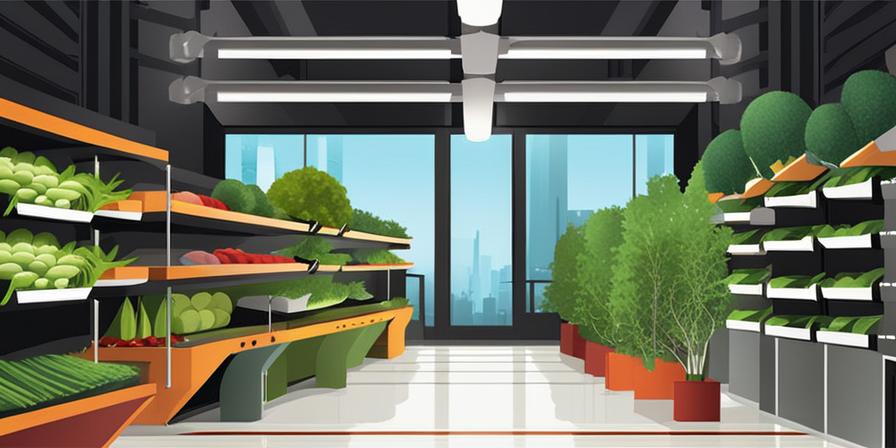 Contenedor subterráneo futurista rodeado de vegetación urbana
