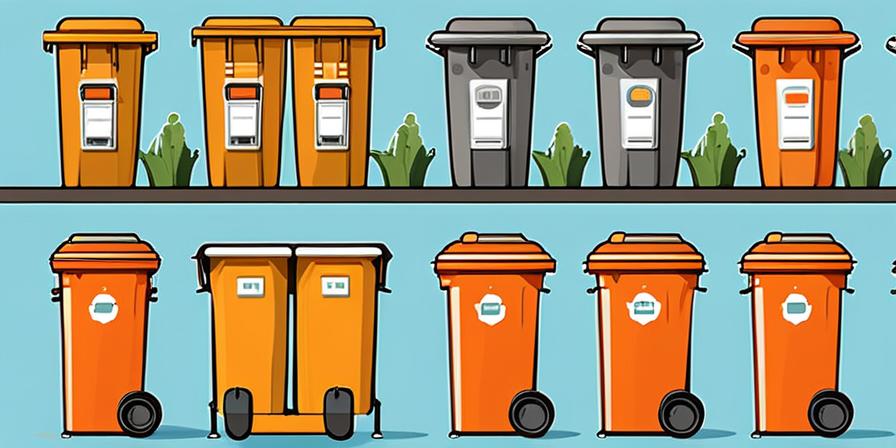 Contenedores de basura para reciclaje