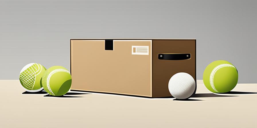 Pelotas de tenis usadas en caja de reciclaje