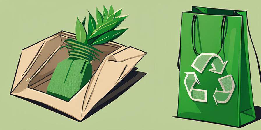 Planeta sostenible: manos sosteniendo bolsa de reciclaje