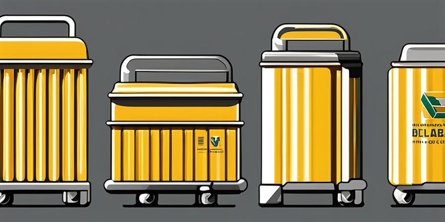 Contenedor con materiales reciclables en color amarillo