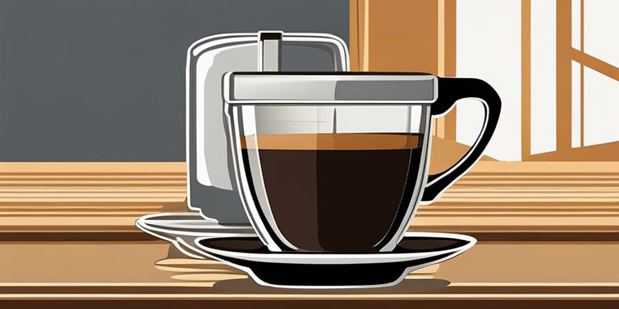 Taza de café con cápsula reciclable