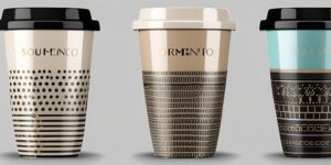 Vaso de café reutilizable con diseño eco-friendly